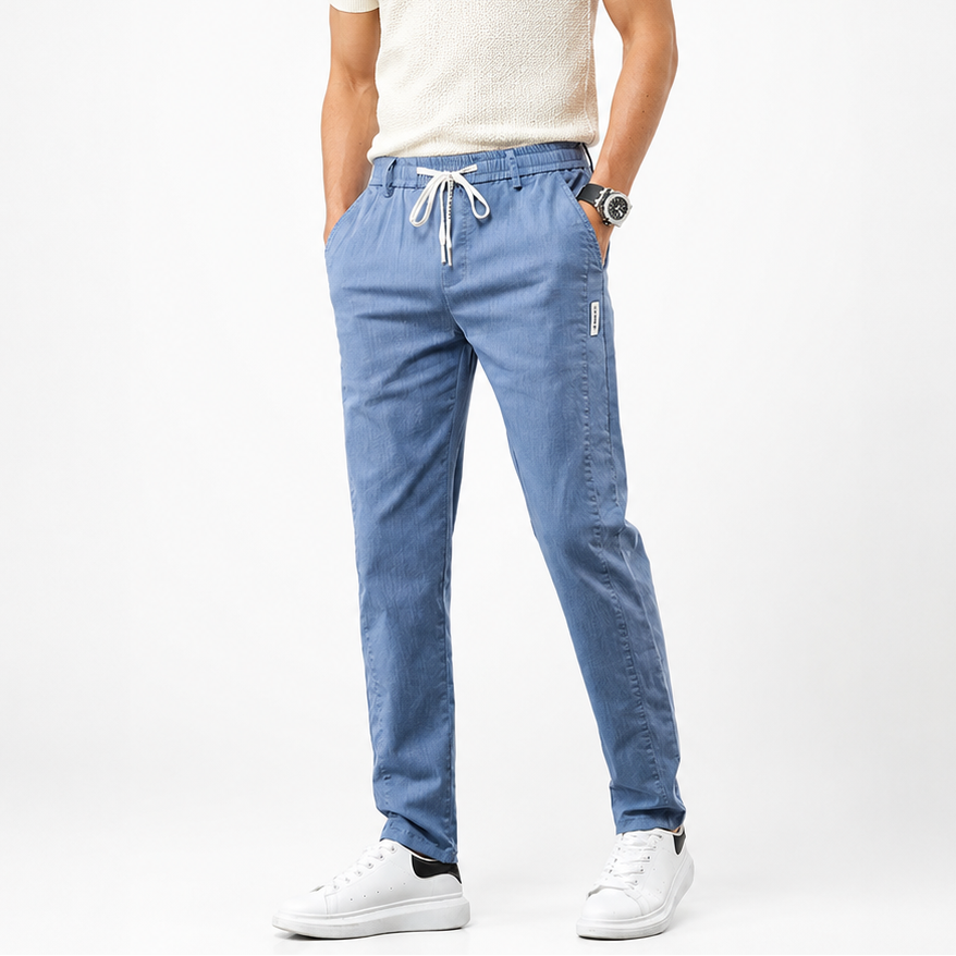 Men's Elastic Waist Business Casual Pants