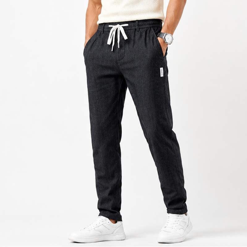 Men's Elastic Waist Business Casual Pants