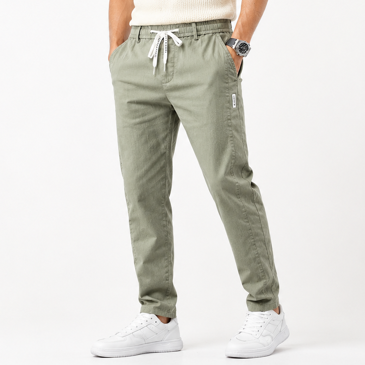 Men's Elastic Waist Business Casual Pants