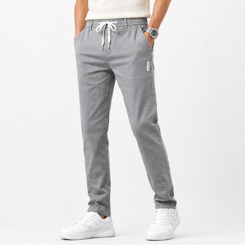 Men's Elastic Waist Business Casual Pants