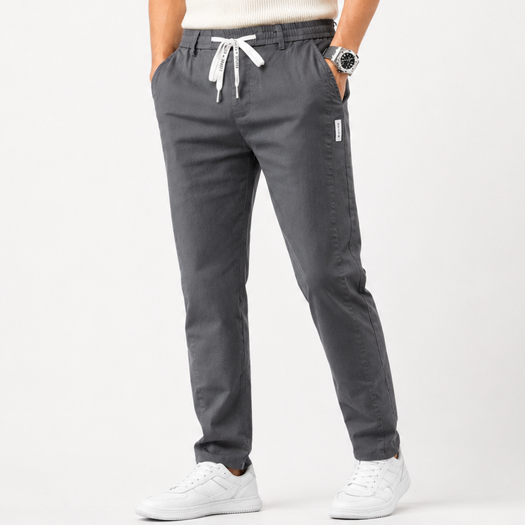 Men's Elastic Waist Business Casual Pants