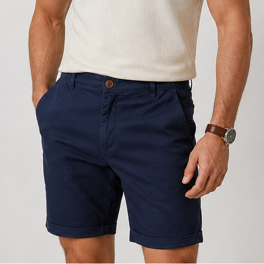 Ashford Classic Fit Elastic Waist Shorts