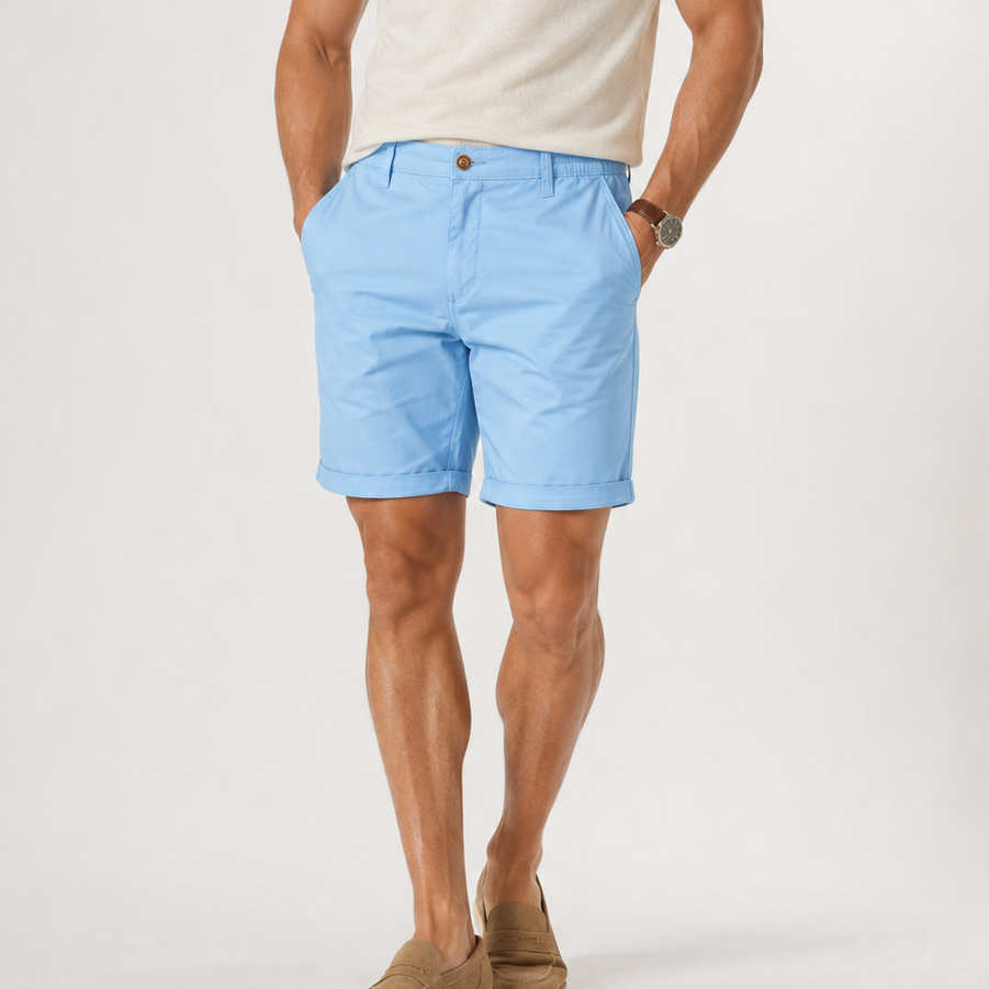 Ashford Classic Fit Elastic Waist Shorts