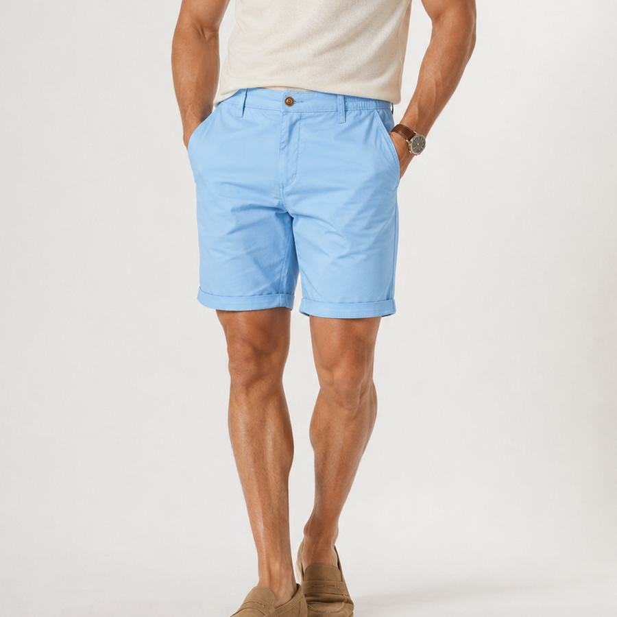 Ashford Classic Fit Elastic Waist Shorts