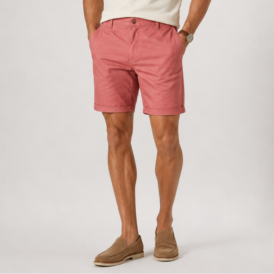 Ashford Classic Fit Elastic Waist Shorts