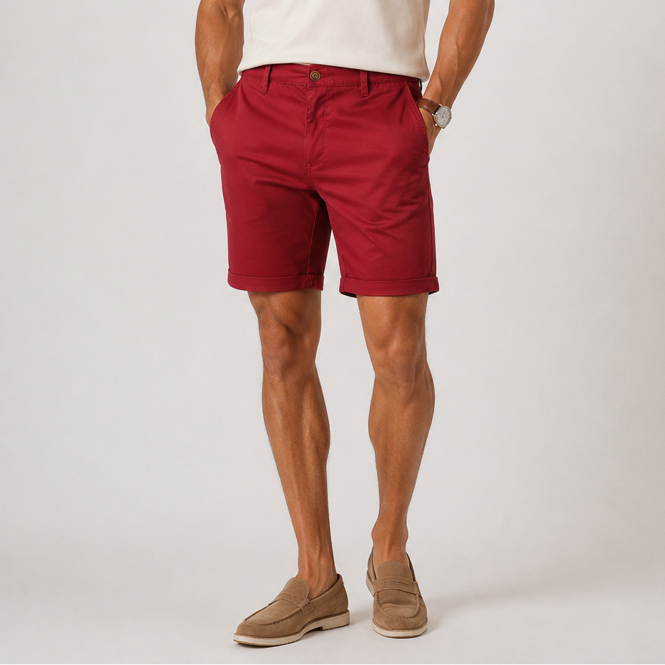 Ashford Classic Fit Elastic Waist Shorts