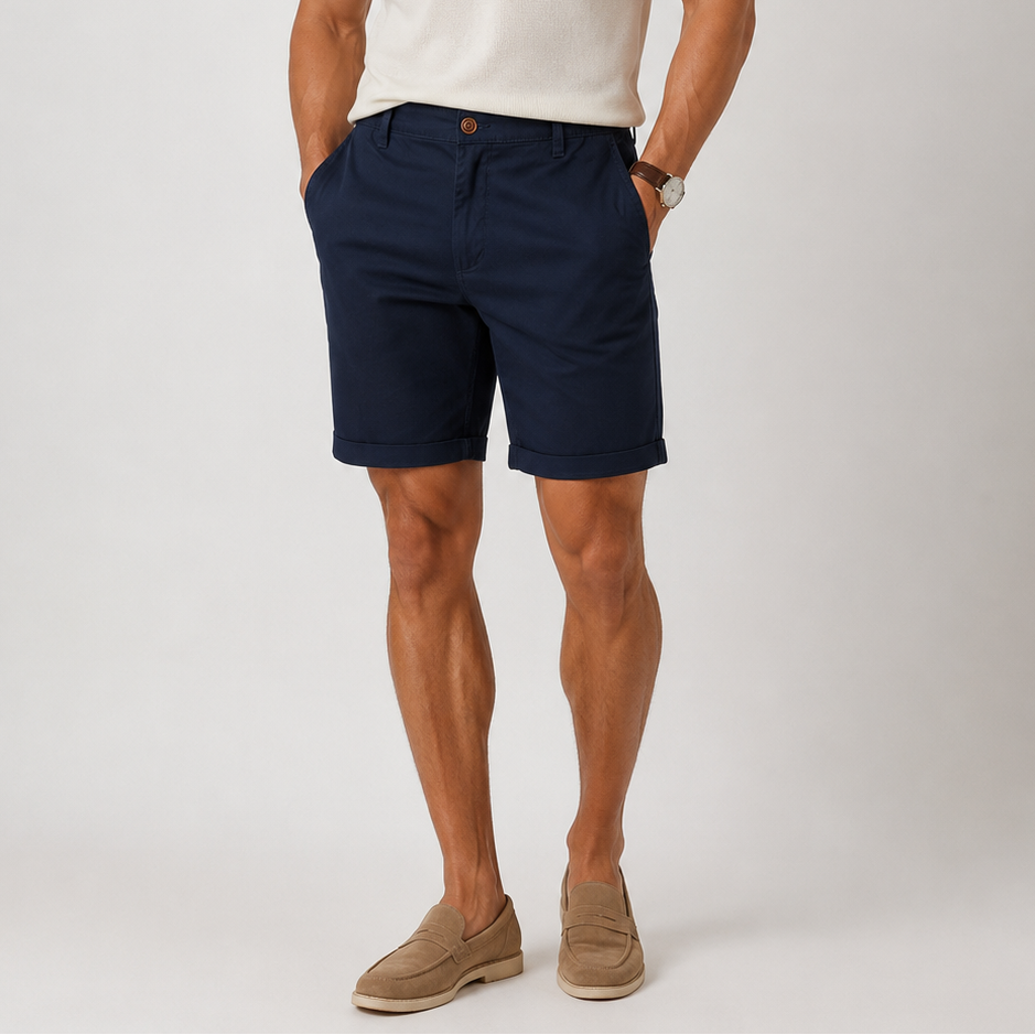Ashford Classic Fit Elastic Waist Shorts