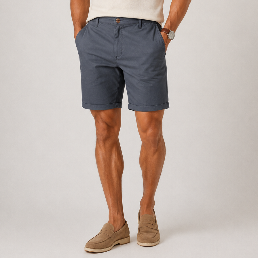 Ashford Classic Fit Elastic Waist Shorts