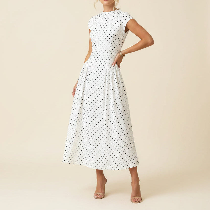 The Amélie Dot Maxi Dress