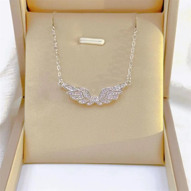 Angel Wing Stainless Steel Necklace