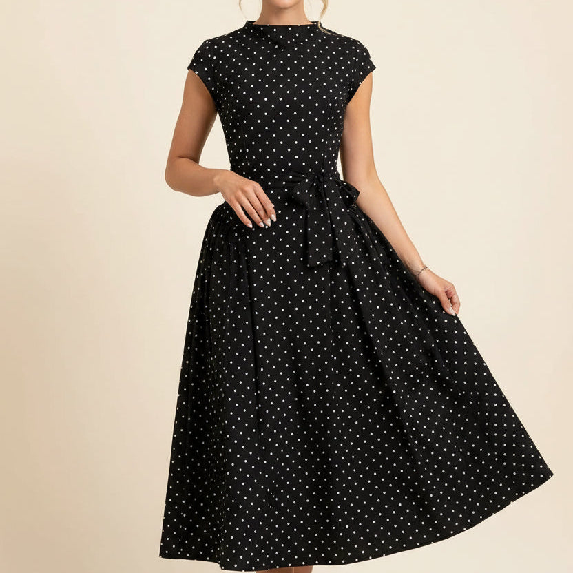 The Amélie Dot Maxi Dress