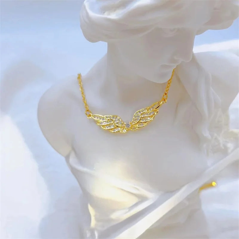 Angel Wing Stainless Steel Necklace