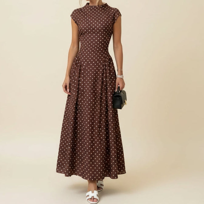 The Amélie Dot Maxi Dress