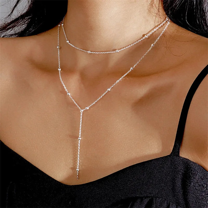 Celeste Double-Layer Necklace