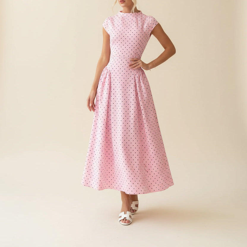 The Amélie Dot Maxi Dress
