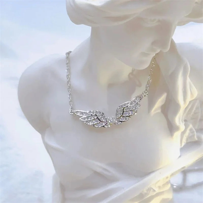 Angel Wing Stainless Steel Necklace